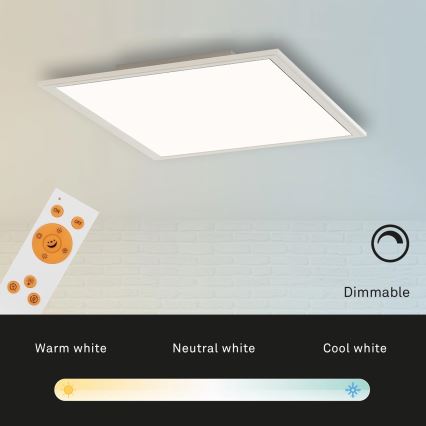 Briloner 7194-016 - Стельовий LED світильник з регулюванням яскравості SIMPLE LED/18W/230V + ДК