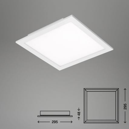 Briloner 7194-016 - Стельовий LED світильник з регулюванням яскравості SIMPLE LED/18W/230V + ДК