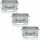 Briloner 7202-032 - НАБОР 3x светодиодных светильников для ванной комнаты ATTACH 1xGU10/4W/230V