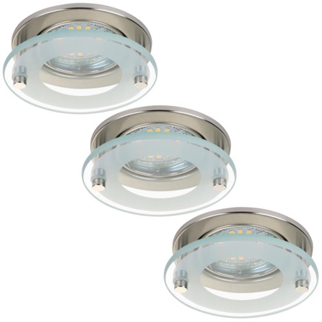 Briloner 7203-032 - НАБОР 3x светодиодных светильников для ванной комнаты ATTACH 3xGU10/4W/230V
