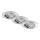 Briloner 7209-038 - НАБІР 3x Вбудований стельовий LED світильник для ванної LED/5W/230V IP23