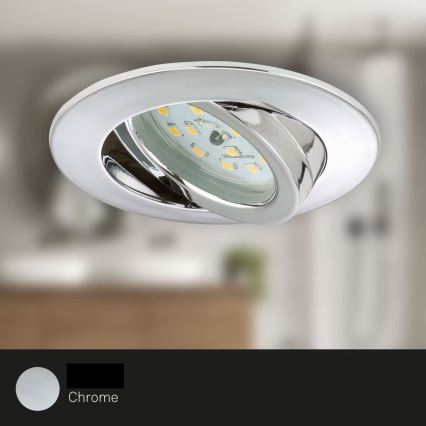 Briloner 7209-038 - НАБІР 3x Вбудований стельовий LED світильник для ванної LED/5W/230V IP23