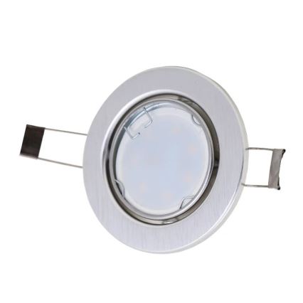Briloner 7221-039 - НАБОР 3x Светодиодный подвесной светильник для ванной комнаты 1xGU10/3W/230V IP23 серебряная