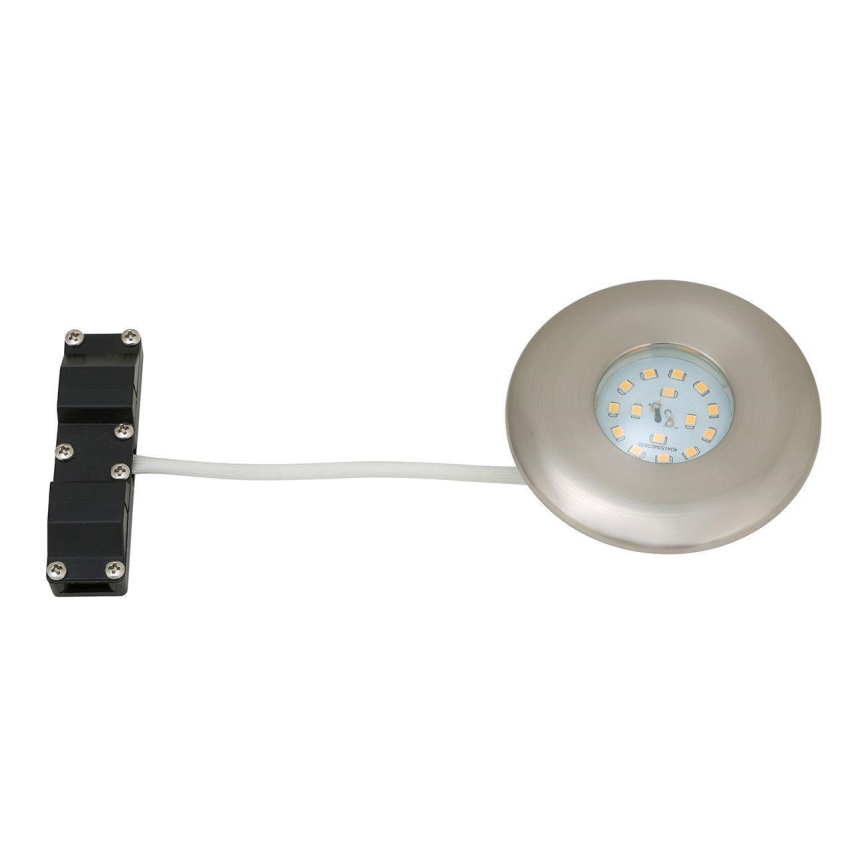 Briloner 7227-012 - Вбудований стельовий LED світильник для ванної LED/5W/230V IP65 матовий хром