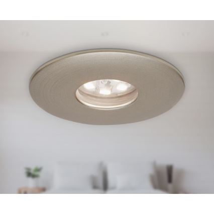 Briloner 7240-032 - НАБІР 3x Вбудований стельовий LED світильник для ванної ATTACH LED/1,8W/230V IP44 матовий хром