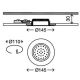 Briloner 7263-012 - Світлодіодний підвісний стельовий світильник ATTACH LED/12W/230V