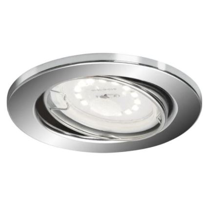 Briloner 7277-038 - НАБОР 3x Светодиодный встроенный светильник для ванной с регулированием яркости 1xGU10/5W/230V IP23