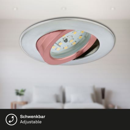 Briloner 7296-019 - Світильник для ванної кімнати з LED підвісним діммером LED/6,5W/230V IP23
