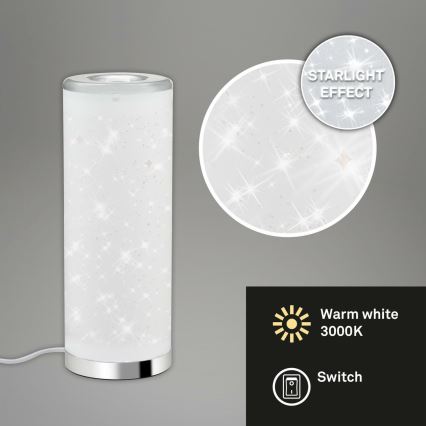 Briloner 7332-018 - Світлодіодна настільна лампа STARRY SKY 1xGU10/5W/230V білий