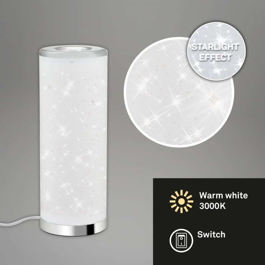 Briloner 7332-018 - Світлодіодна настільна лампа STARRY SKY 1xGU10/5W/230V білий