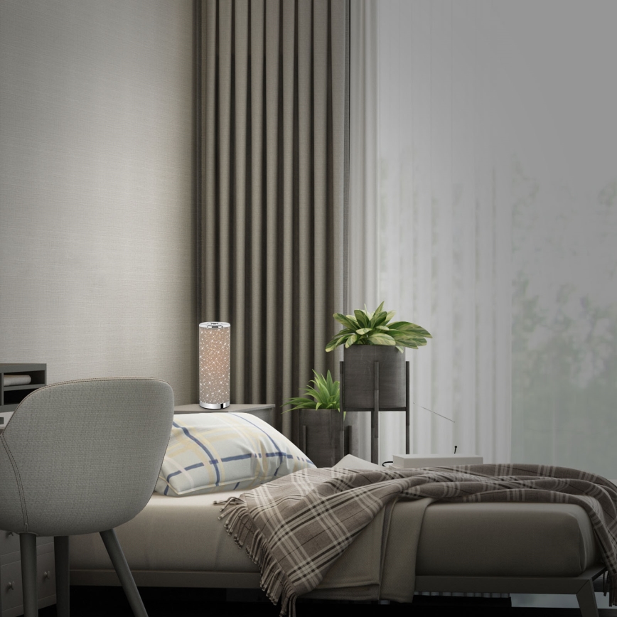 Briloner 7334-011 - Світлодіодна настільна лампа STARRY SKY 1xGU10/5W/230V коричневий