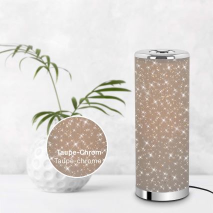 Briloner 7334-011 - Світлодіодна настільна лампа STARRY SKY 1xGU10/5W/230V коричневий