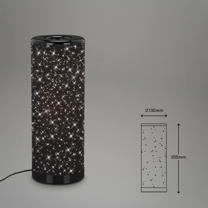 Briloner 7334-015 - Светодиодная настольная лампа STARRY SKY 1xGU10/5W/230V черный