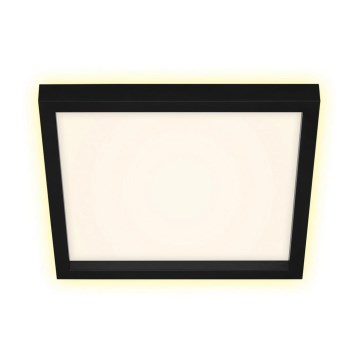 Briloner 7362-015 - Світлодіодний стельовий світильник CADRE LED/18W/230V 29,6x29,6 cm чорний