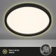 Briloner 7363-015 - Светодиодный потолочный светильник CADRE LED/22W/230V ⌀ 42,5 см черный