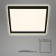 Briloner 7364-015 - Светодиодный потолочный светильник CADRE LED/22W/230V 42,2x42,2 см черный