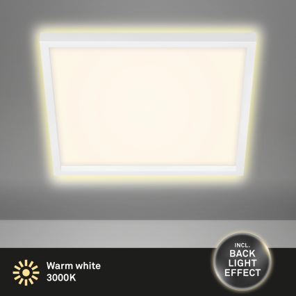 Briloner 7364-016 - Світлодіодний стельовий світильник CADRE LED/22W/230V 42,2x42,2 cm білий