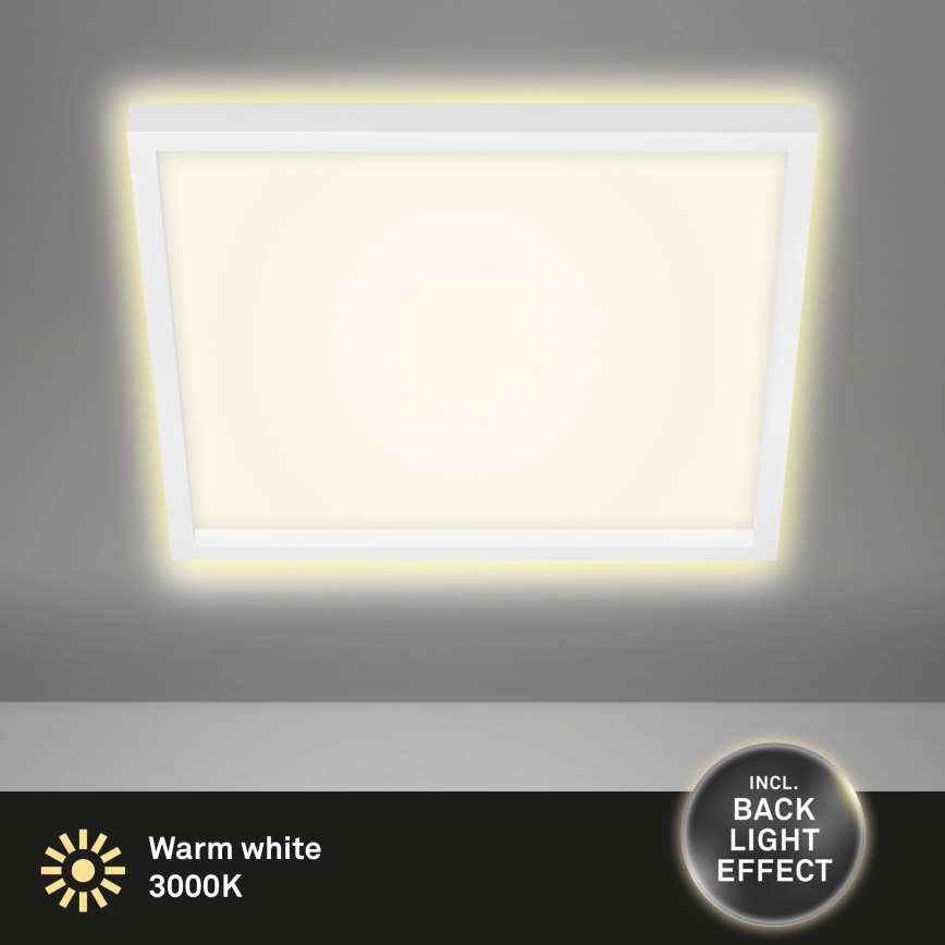 Briloner 7364-016 - Світлодіодний стельовий світильник CADRE LED/22W/230V 42,2x42,2 cm білий