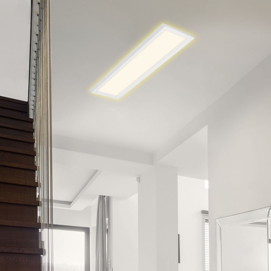 Briloner 7365-016 - Светодиодный потолочный светильник CADRE LED/22W/230V 58,2x20,2 см белый