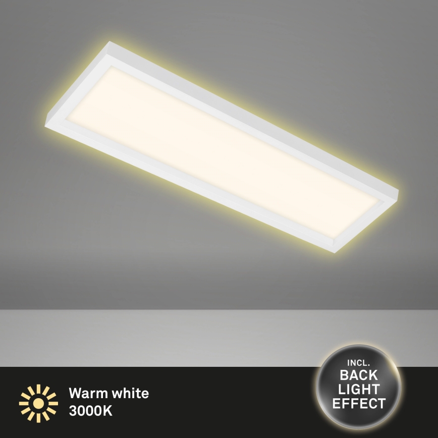 Briloner 7365-016 - Светодиодный потолочный светильник CADRE LED/22W/230V 58,2x20,2 см белый