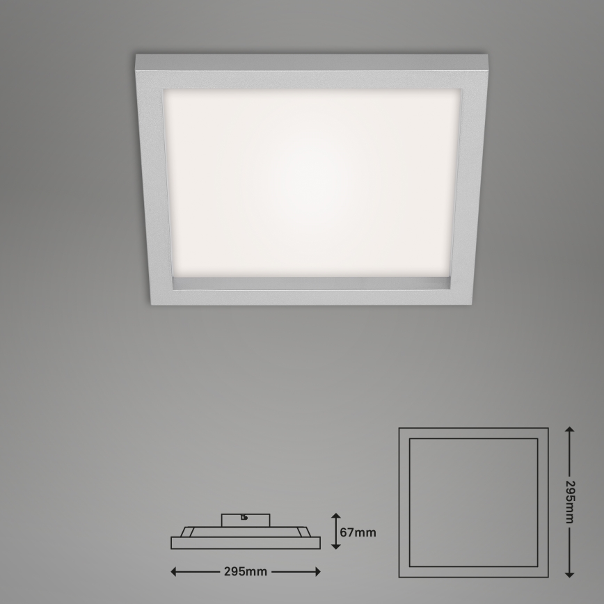 Briloner 7370-014 - Светодиодный потолочный светильник с регулированием яркости LED/18W/230V 3000-6500K + дистанционное управление