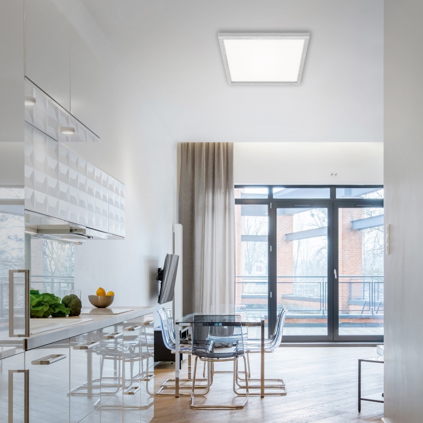 Briloner 7371-014 - Светодиодный потолочный светильник с регулированием яркости LED/24W/230V 3000-6500K + дистанционное управление