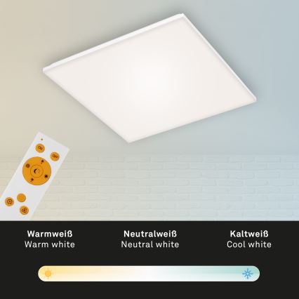 Briloner 7378216 - LED панель з регулюванням яскравості LED/38W/230V 3000-6500K + пульт дистанційного керування