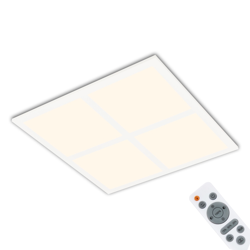 Briloner 7387-016 - Потолочный RGBW-светильник с регулированием яркости LED/24W/230V 3000-6500K + дистанционное управление