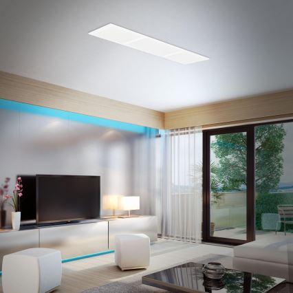 Briloner 7388-016 - Стельовий RGBW-світильник з регулюванням яскравості LED/24W/230V 3000-6500K + пульт дистанційного керування