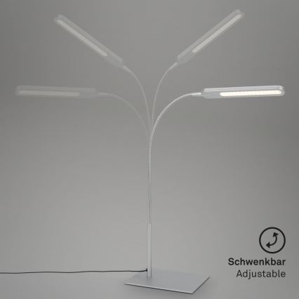 Briloner 7389-014 - Настільна гнучка сенсорна LED лампа з регулюванням яскравості SERVO LED/8W/230V 3000/4000/6500K