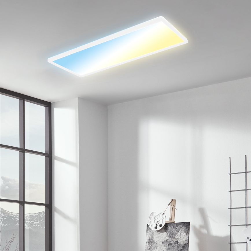 Briloner 7403-016 - Светодиодный потолочный светильник с регулированием яркости SLIM LED/23W/230V 2700-6500K + дистанционное управление