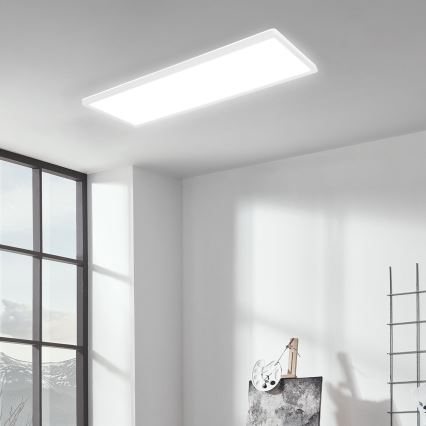 Briloner 7404-016 - LED RGBW диммируемая накладная панель LED/22W/230V 4000K + пульт дистанционного управления