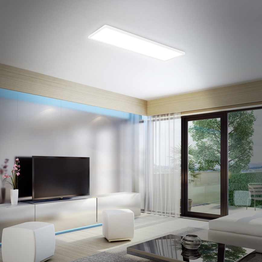 Briloner 7404-016 - LED RGBW диммируемая накладная панель LED/22W/230V 4000K + пульт дистанционного управления