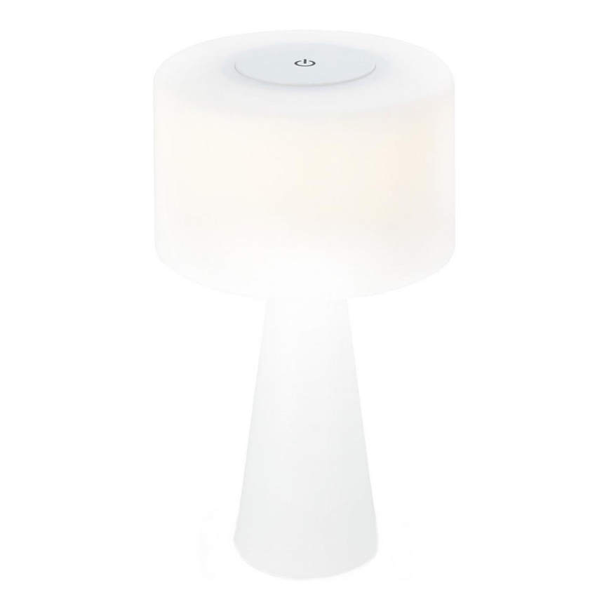 Briloner 7420016 - LED Акумуляторна сенсорна вулична настільна лампа з регулюванням яскравості LED/4W/5V IP44 3000K білий