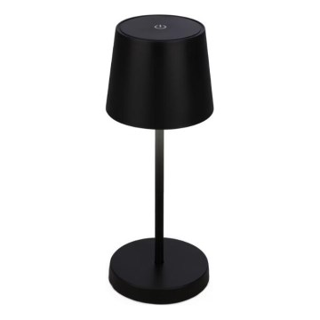 Briloner 7423015 - LED Акумуляторна вулична настільна лампа з регулюванням яскравості LED/2,6W/5V IP44 чорний