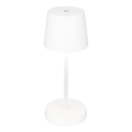 Briloner 7423016 - Светодиодная регулируемая по яркости аккумуляторная уличная настольная лампа LED/2,6 Вт/5 В 2000 мАч IP44 белая