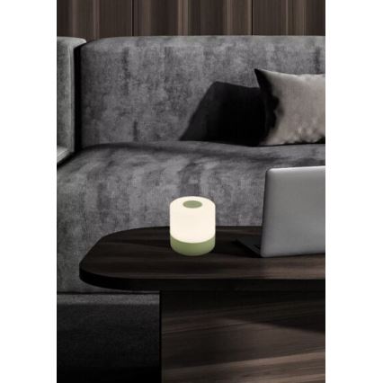 Briloner 7461019 - LED Акумуляторна вулична настільна лампа з регулюванням яскравості LED/2W/5V IP44 зелений