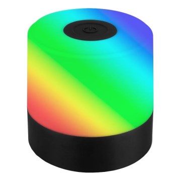 Briloner 7462015 - Светодиодный RGB аккумуляторный уличный настольный светильник LED/1,5 Вт/5В IP44 1200 мАч черный