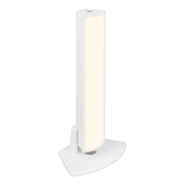 Briloner 7474-016 - LED Сенсорна акумуляторна вулична настільна лампа з регулюванням яскравості 2в1 LED/7W/5V 2200 mAh USB 3000K IP44 білий
