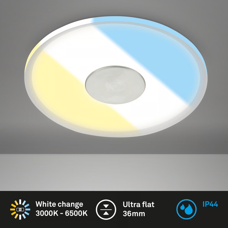 Briloner 7480019 - LED вбудований світильник для ванної кімнати LED/6W/230V 3000/4000/6500K IP44 білий
