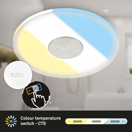 Briloner 7480019 - LED вбудований світильник для ванної кімнати LED/6W/230V 3000/4000/6500K IP44 білий