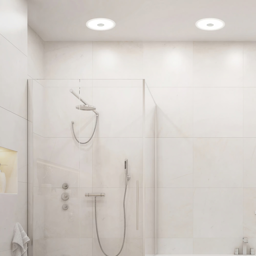 Briloner 7481019 - LED встраиваемый потолочный светильник для ванной комнаты LED/12W/230V 3000/4000/6500K IP44 белый