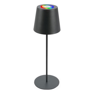 Briloner 7507015 - LED RGB Акумуляторна вулична настільна лампа з регулюванням яскравості 2в1 LED/2,5W/5V IP44 антрацит