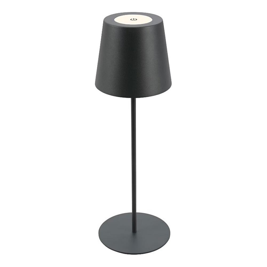 Briloner 7508015 - LED Акумуляторна вулична настільна лампа з регулюванням яскравості 2в1 LED/2,5W/5V IP44 чорний