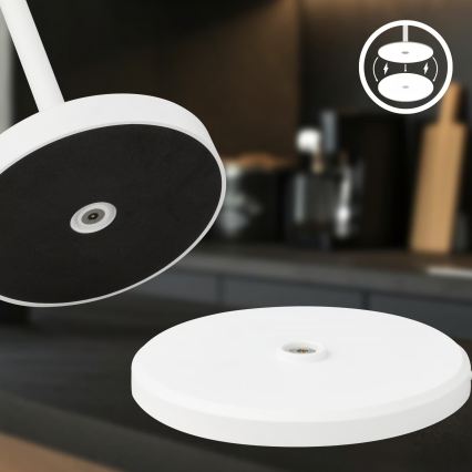 Briloner 7521016 - Диммируемая перезаряжаемая уличная настольная лампа SIGO LED/2,5W/5V IP44 2600 mAh белая