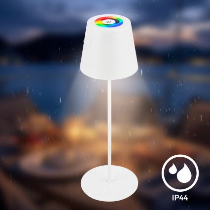 Briloner 7559016 - LED RGB перезаряджувана зовнішня настільна лампа COLORIS з регульованою яскравістю LED/3,5W/5V IP44 2000 mAh Wi-Fi Tuya