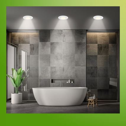 Briloner 7588036 - Набір із 3 вбудованих LED-світильників для ванної кімнати KLIRA LED/4,9W/230V 2500/3000/4000K IP44 білий