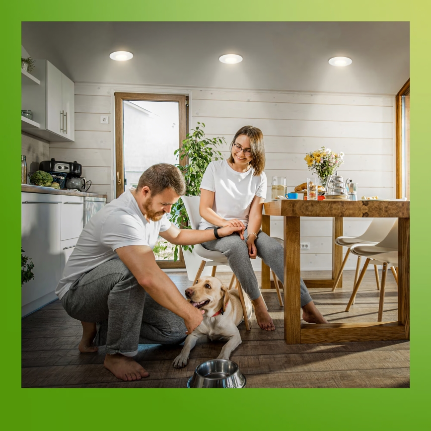 Briloner 7588036 - Набір із 3 вбудованих LED-світильників для ванної кімнати KLIRA LED/4,9W/230V 2500/3000/4000K IP44 білий