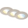 Briloner 7605032 - Набір із 3 LED вбудованих світильників для ванної кімнати LED/4,9 Вт/230 В 2700/4000/6500 К IP44 матовий хром