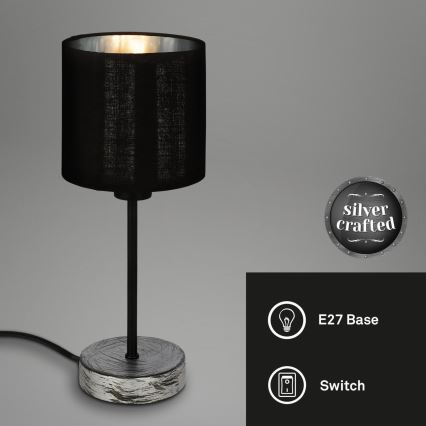 Briloner 7737-014 - Настільна лампа SILVER CRAFTED 1xE14/25W/230V